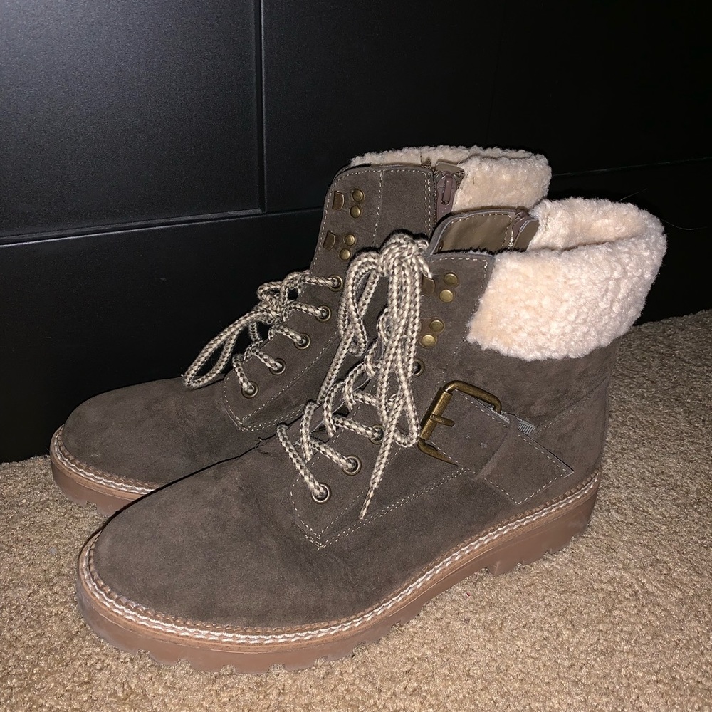 Olive Green Boots